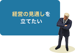 経営の見通しを立てたい