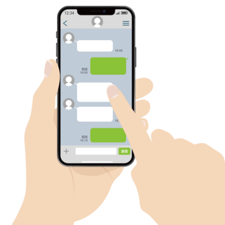 LINEで簡単連絡