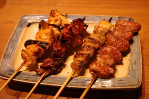 居酒屋の焼き鳥