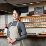 飲食店経営をする女性