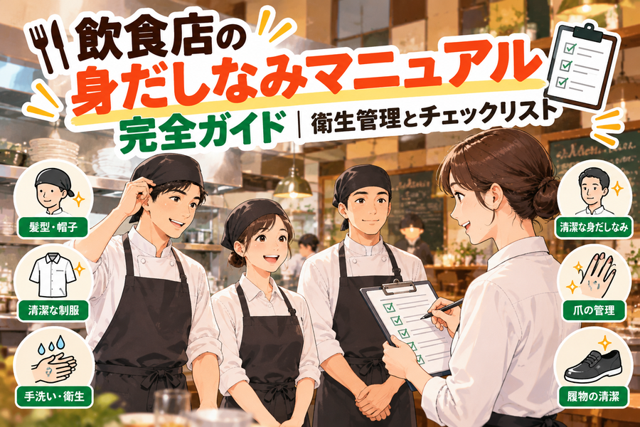 飲食店の身だしなみマニュアル