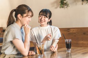 カフェのお客様