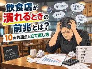 飲食店が潰れる前兆と再建策